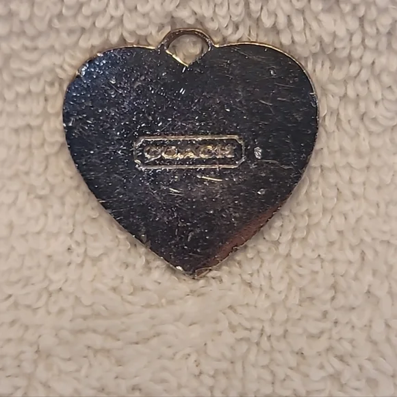 Coach Heart Keychain FOB - Picture 2 of 4
